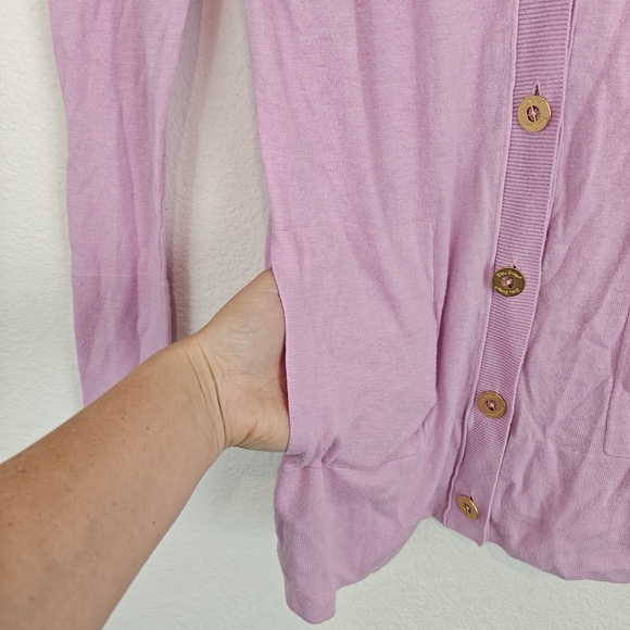 Lilly Pulitzer Light Pink Button-Up Cardigan - Picture 9 of 14